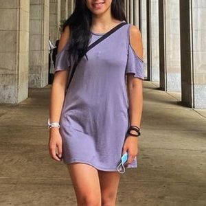 Tresics Cold Shoulder Mini Dress